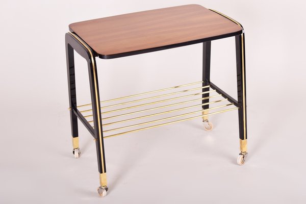 Art Deco Trolley in Mahogany, France, 1950s-WHY-1790691