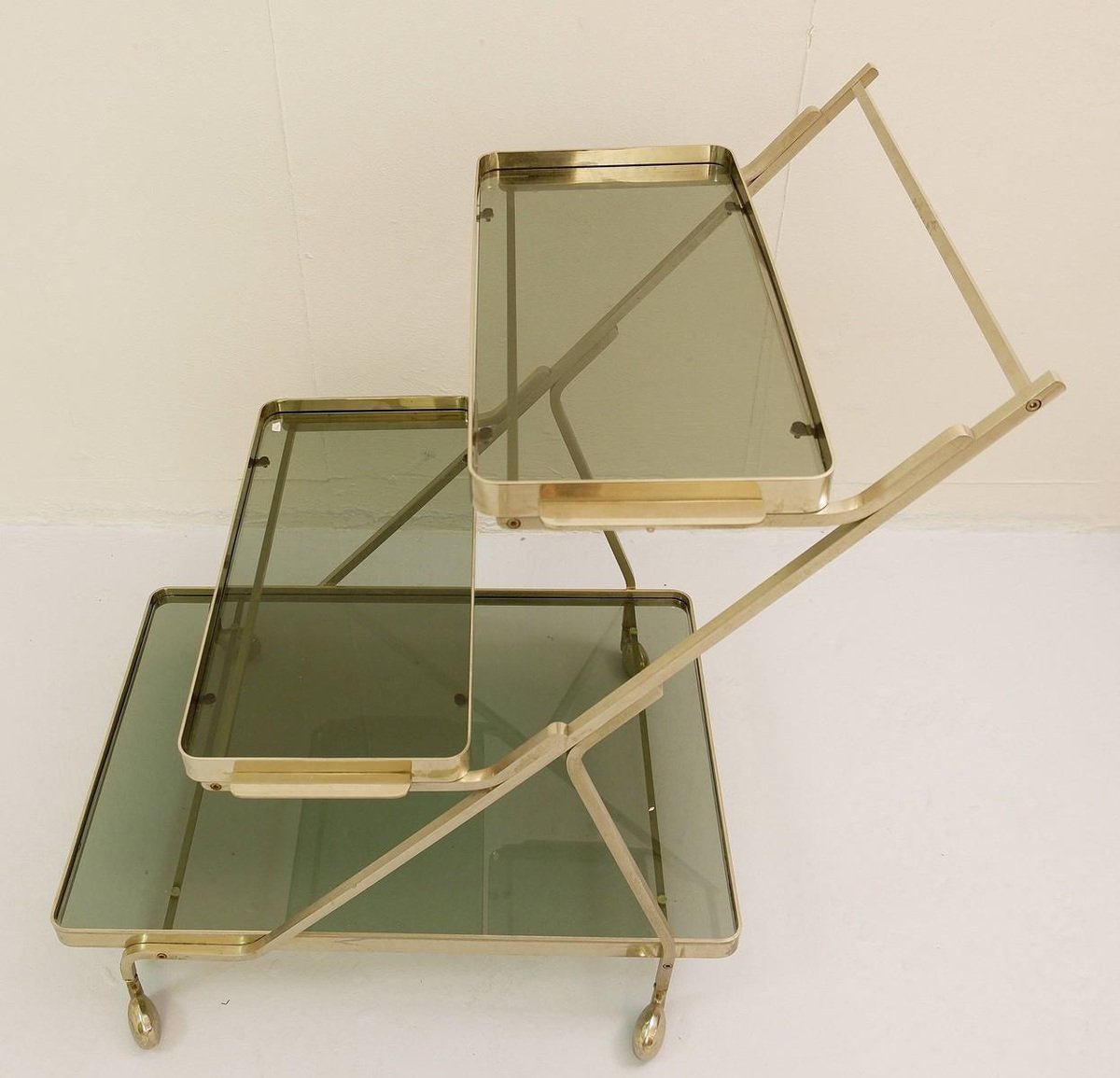 Art Deco Trolley with Removable Tray