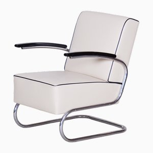 Art Deco Tubular Armchair by Mücke Melder, 1930s-WHY-1768414