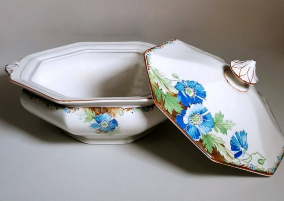 Art Deco Tureens by Wilkinson for Royal Staffordshire Pottery, 1947, Set of 2-QRS-1436287