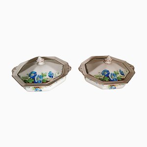 Art Deco Tureens by Wilkinson for Royal Staffordshire Pottery, 1947, Set of 2-QRS-1436287