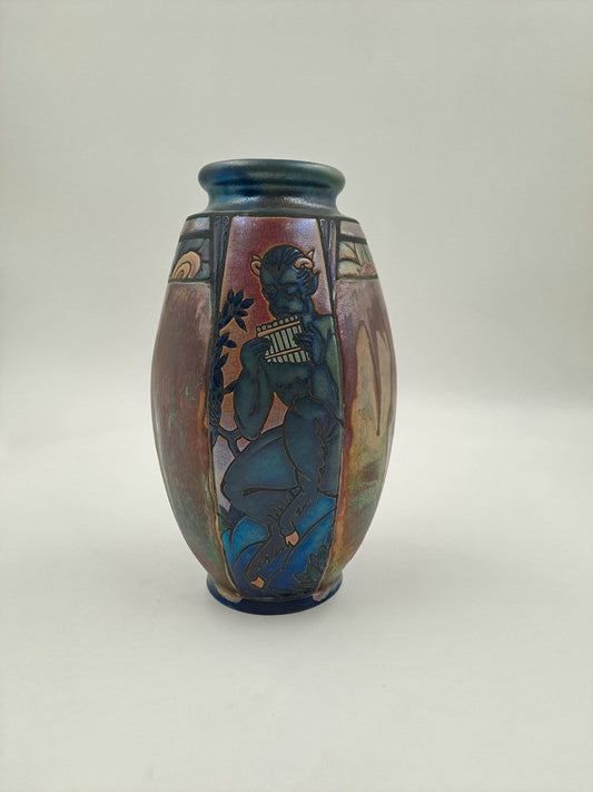 Art Deco Vase by Be Jean Barol, France,1910s1920s