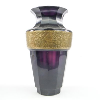 Art Deco Vase from Moser, Former Czechoslovakia, 1930s-BKO-1823413