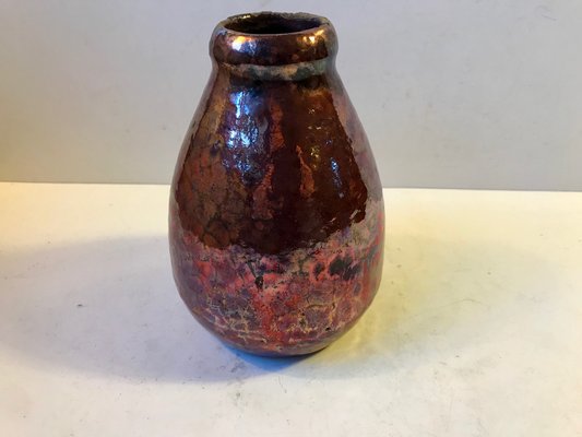 Art Deco Vase in Copper Glaze by Soren Kongstrand for Own Studio, 1930s-LCR-685030