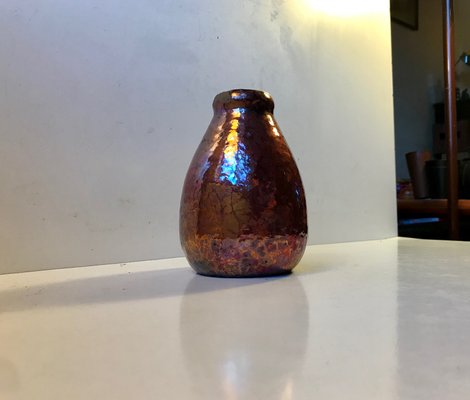 Art Deco Vase in Copper Glaze by Soren Kongstrand for Own Studio, 1930s-LCR-685030