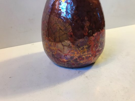 Art Deco Vase in Copper Glaze by Soren Kongstrand for Own Studio, 1930s-LCR-685030