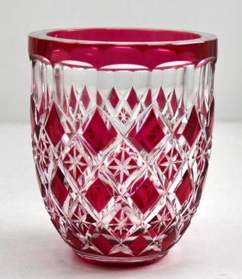 Art Deco Vase in Cut-to-Clear Crystal from Val Saint Lambert, 1950-MJY-1371298