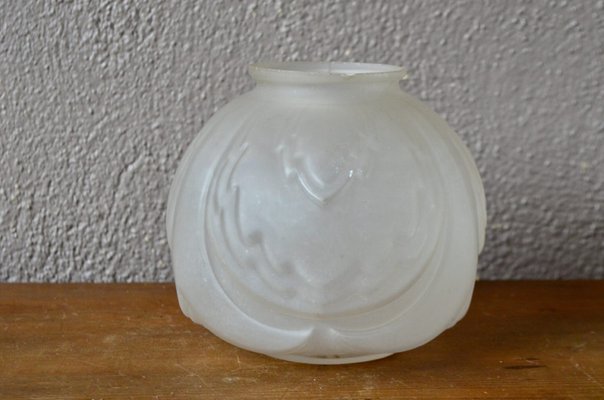 Art Deco Vase in Molded Pressed Glass-AIU-1118606