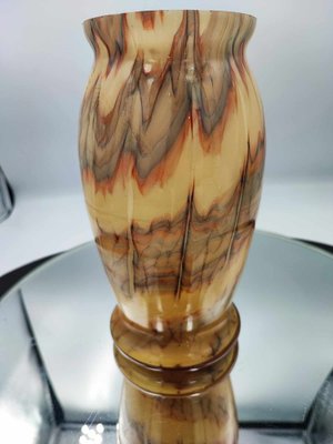 Art Deco Vase in Opal Glass by Henri Heemskerk, 1920s-CAQ-1816850