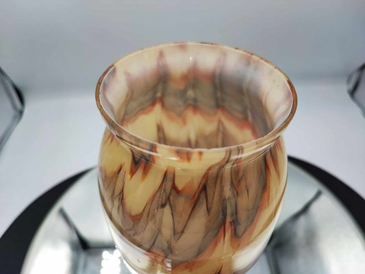 Art Deco Vase in Opal Glass by Henri Heemskerk, 1920s-CAQ-1816850