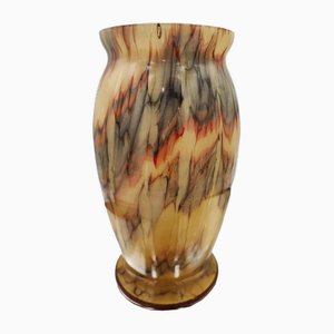 Art Deco Vase in Opal Glass by Henri Heemskerk, 1920s-CAQ-1816850