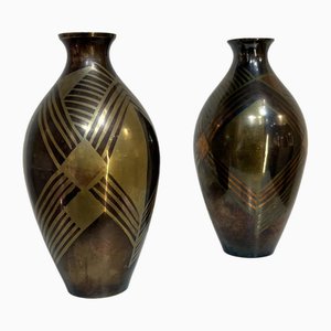 Art Deco Vases, 1930, Set of 2-IGD-2035922