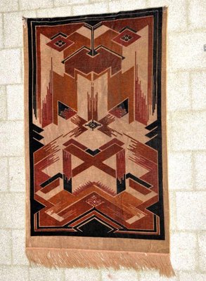 Art Deco Velvet Tapestry, 1930s-KL-620399