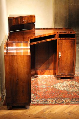 Art Deco Veneer Writing Desk or Vanity Table, 1920s-AXE-1433383