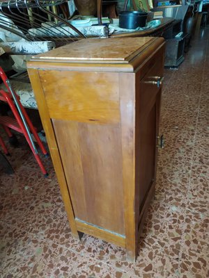 Art Deco Veneered Bedside Table in Walnut-RAQ-1192645