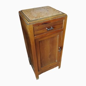 Art Deco Veneered Bedside Table in Walnut-RAQ-1192645