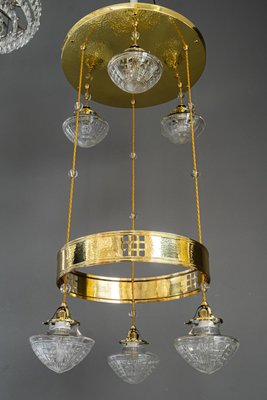 Art Deco Viennese Chandelier, 1920s-SPD-1229029