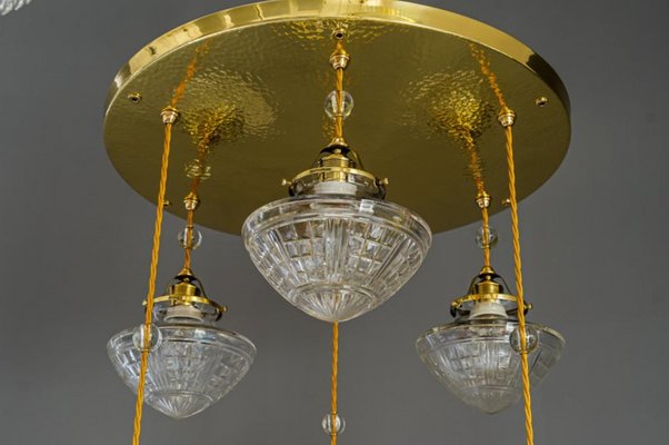 Art Deco Viennese Chandelier, 1920s-SPD-1229029