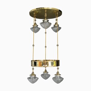 Art Deco Viennese Chandelier, 1920s-SPD-1229029