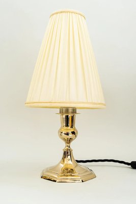 Art Deco Viennese Table Lamps with Fabric Shades, 1920s, Set of 2-SPD-1229073