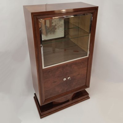 Art Deco Vitrine in Walnut-NWA-1729052