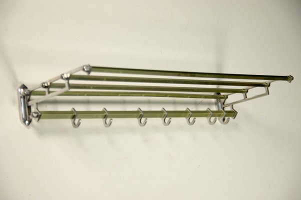 Art Deco Wall Coat Rack, 1920s-TZ-1049764