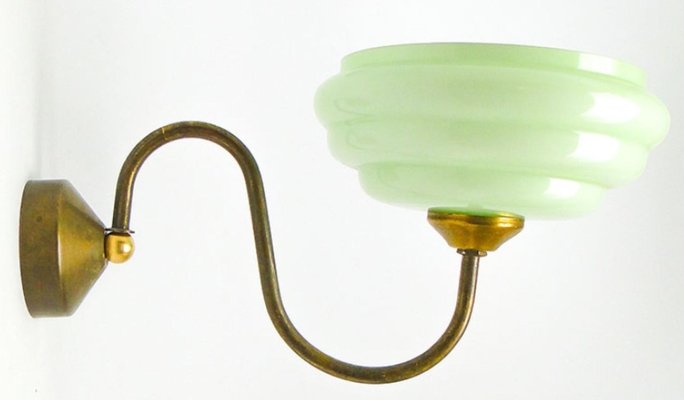 Art Deco Wall Lamp, Poland, 1950s-BKO-1420829