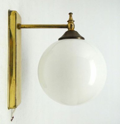 Art Deco Wall Lamp, Poland, 1950s-BKO-1420819