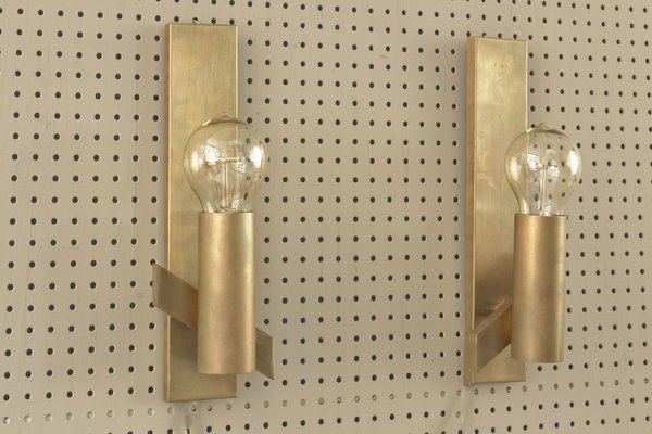 Art Deco Wall Lamps in Factory Design, Germany, 1960, Set of 2-LOB-1293110