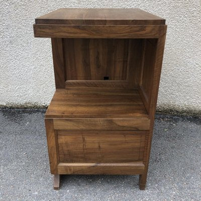 Art Deco Walnut Bar Cabinet, 1920s-SDV-740036