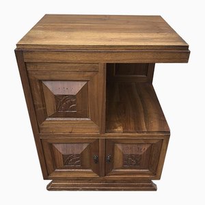 Art Deco Walnut Bar Cabinet, 1920s-SDV-740036