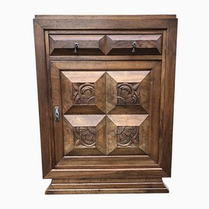 Art Deco Walnut Cabinet, 1920s-SDV-740035