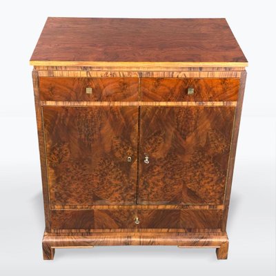 Art Deco Walnut Chest of Drawers, 1930s-XSL-2020373