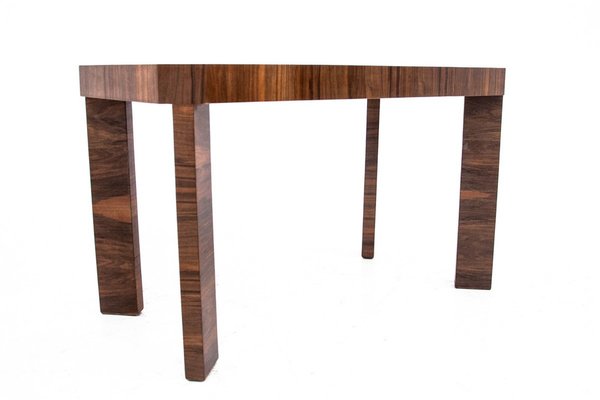 Art Deco Walnut Coffee Table, Poland, 1960s-BXB-1263609