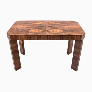 Art Deco Walnut Coffee Table, Poland, 1960s-BXB-1263609