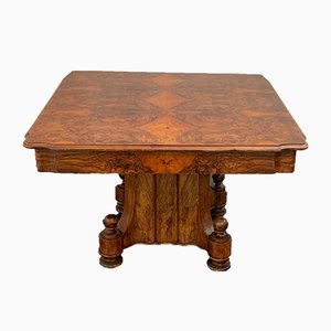 Art Deco Walnut Dining Table, 1930s-IJR-589355