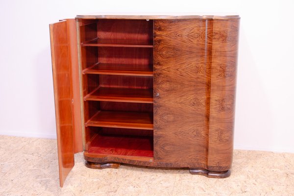 Art Deco Walnut Dresser, 1930s-HXT-1820241