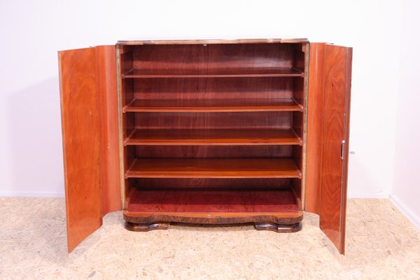 Art Deco Walnut Dresser, 1930s-HXT-1820241