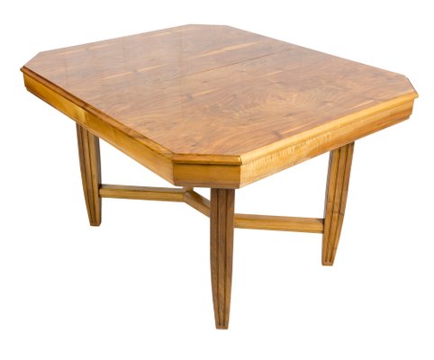 Art Deco Walnut Extendable Table, 1920s-WFJ-726579