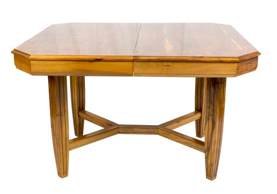 Art Deco Walnut Extendable Table, 1920s-WFJ-726579