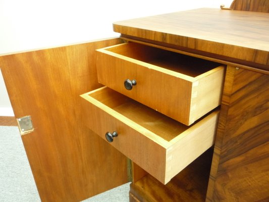 Art Deco Walnut Sideboard, 1920s-UG-1143470