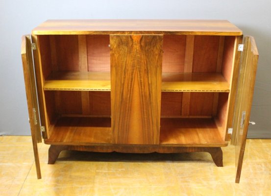 Art Deco Walnut Sideboard, 1940s-BCR-1078504