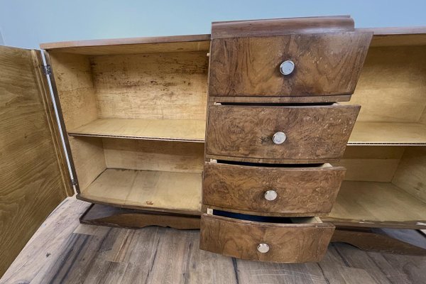 Art Deco Walnut Veneer Sideboard, France, 1925-VMP-1179936