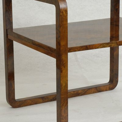 Art Deco Walnut Veneered Table, Germany, 1930s-HWV-913611