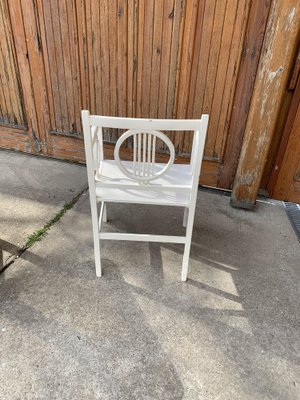 Art Deco White Painted Chair, 1930-OXJ-1264440