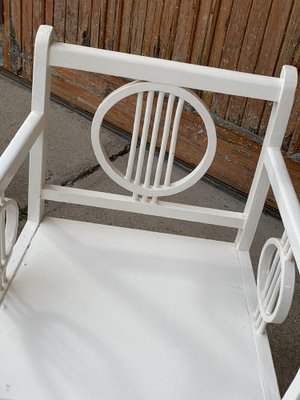 Art Deco White Painted Chair, 1930-OXJ-1264440