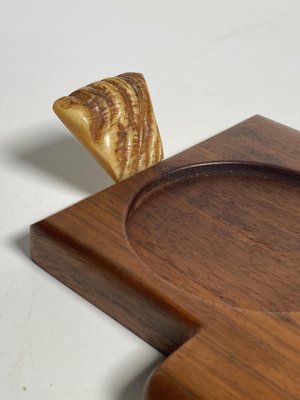 Art Deco Wooden Coaster, France, 1940s-UR-1384718