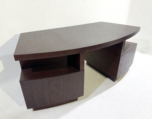 Art Deco Wooden Desk with Drawers, 1930s-FGA-1761383