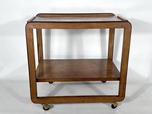 Art Deco Wooden Serving Table, Italy, 1930s-OT-1444709