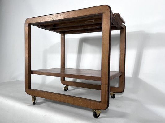 Art Deco Wooden Serving Table, Italy, 1930s-OT-1444709